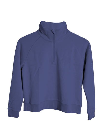 Girls' Scuba Modal Quarter-Zip Sweatshirt