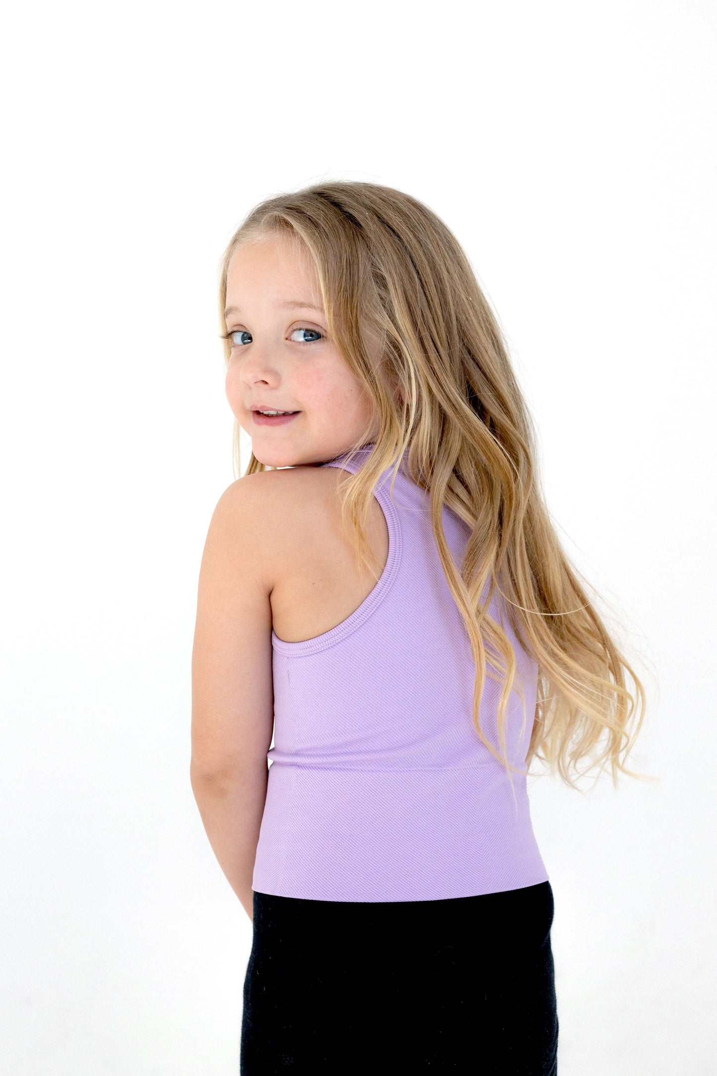 Girls' Chevron Crop Top