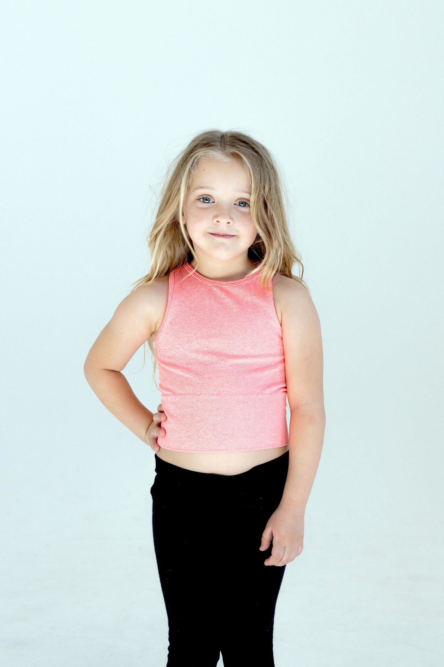 Girls' Chevron Crop Top