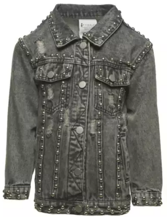 Girls' Denim Trucker Jacket