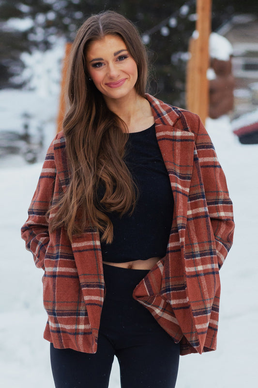Women's Brushed Tweed Shazer