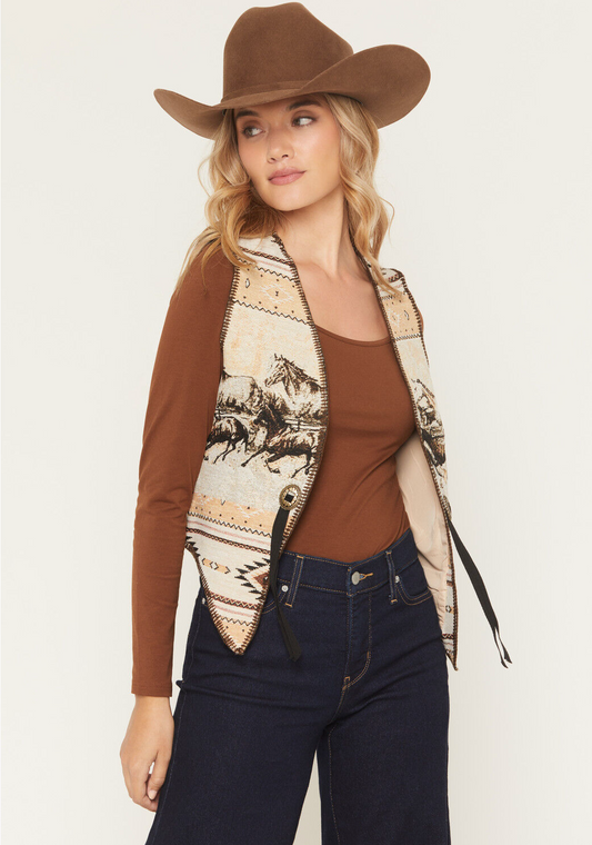Women's Tapestry Vest