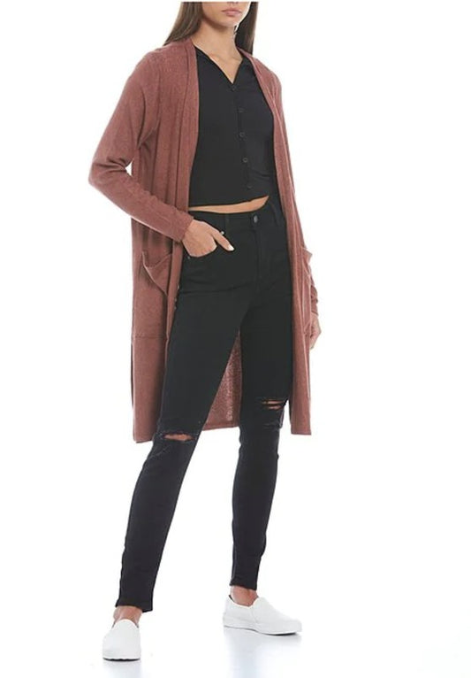 Women Long Pocket Cardigan image 0