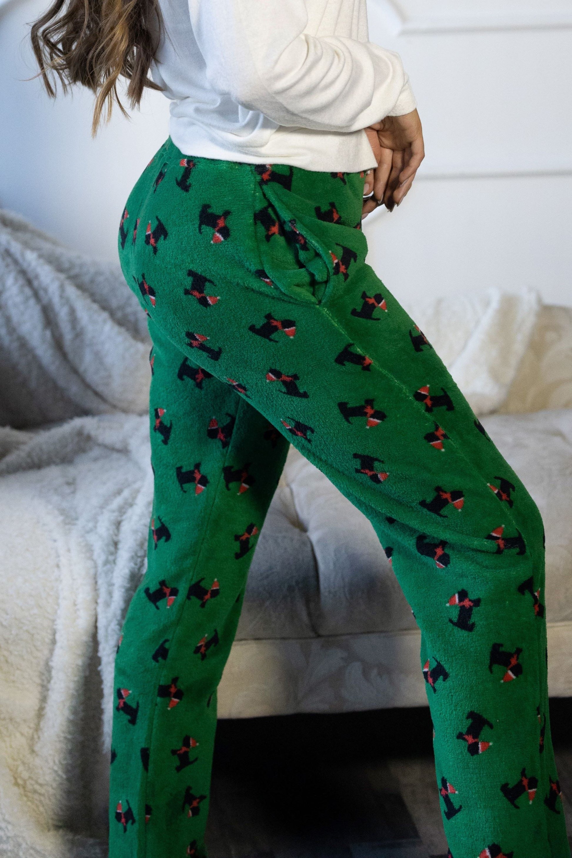 Women's Pajamas Polar Bear Red image 3