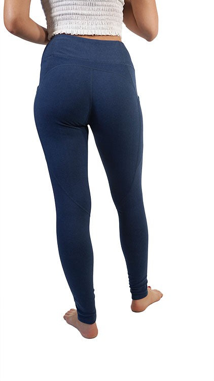 Heather Pocket Legging Indigo image 2