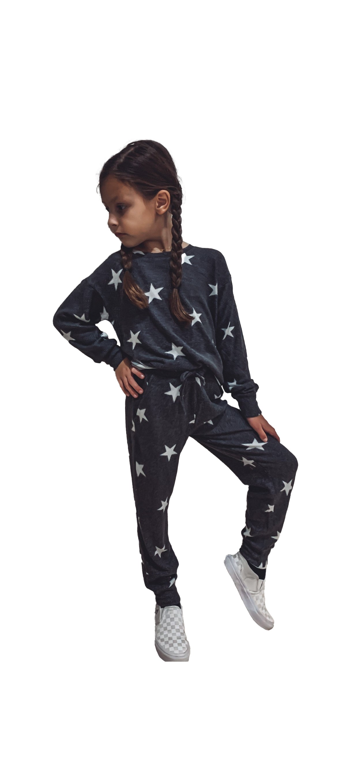 Kid's Black Star Lounge Set image 1