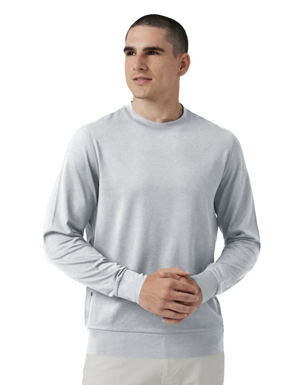 Men's Yoga Crew Neck Black image 5