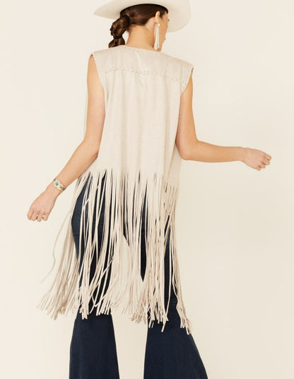 Fringe Whip Stitch Vest image 11