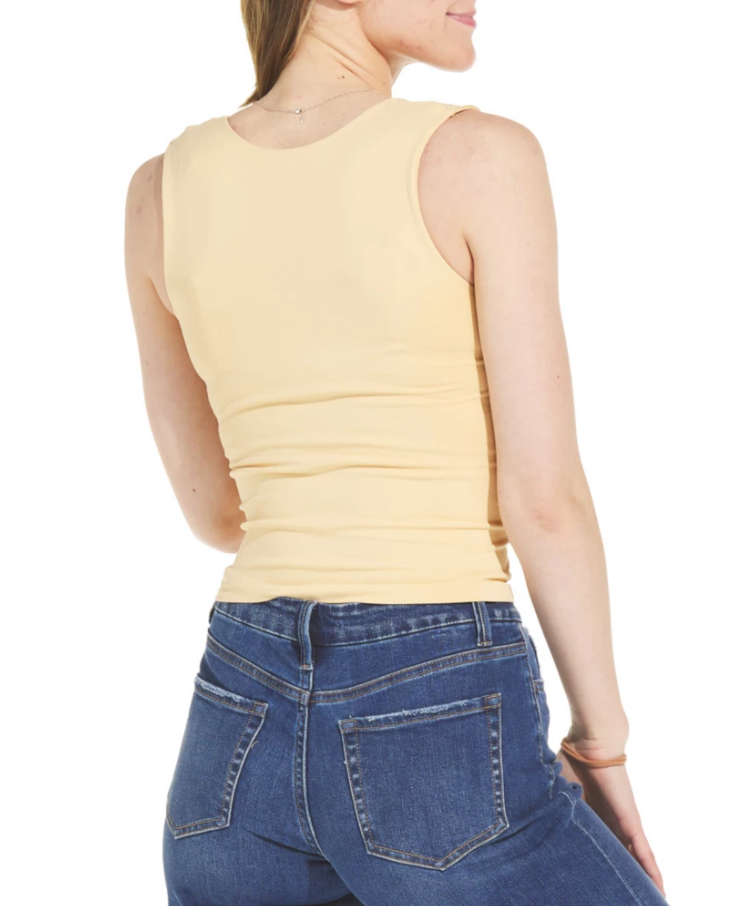 Scoop Neck Tank Fuchsia image 4