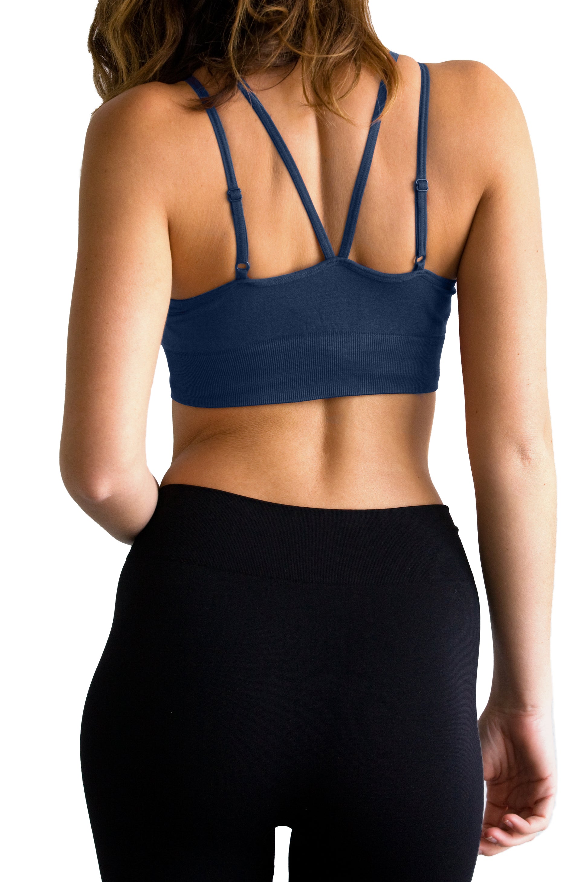 Lattice Front Bralette White image 4